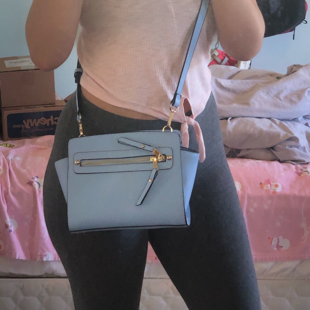 Small blue purse